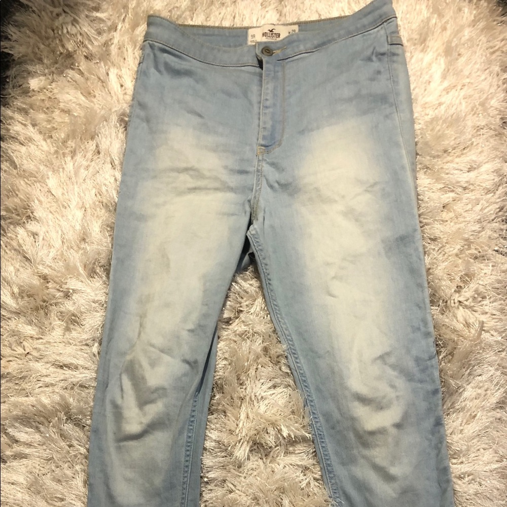 Super High Waisted Hollister Skinny Jeans